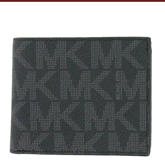 New Michael Kors Jet Set Leather Billfold Slim Mens - Picture 6 of 12